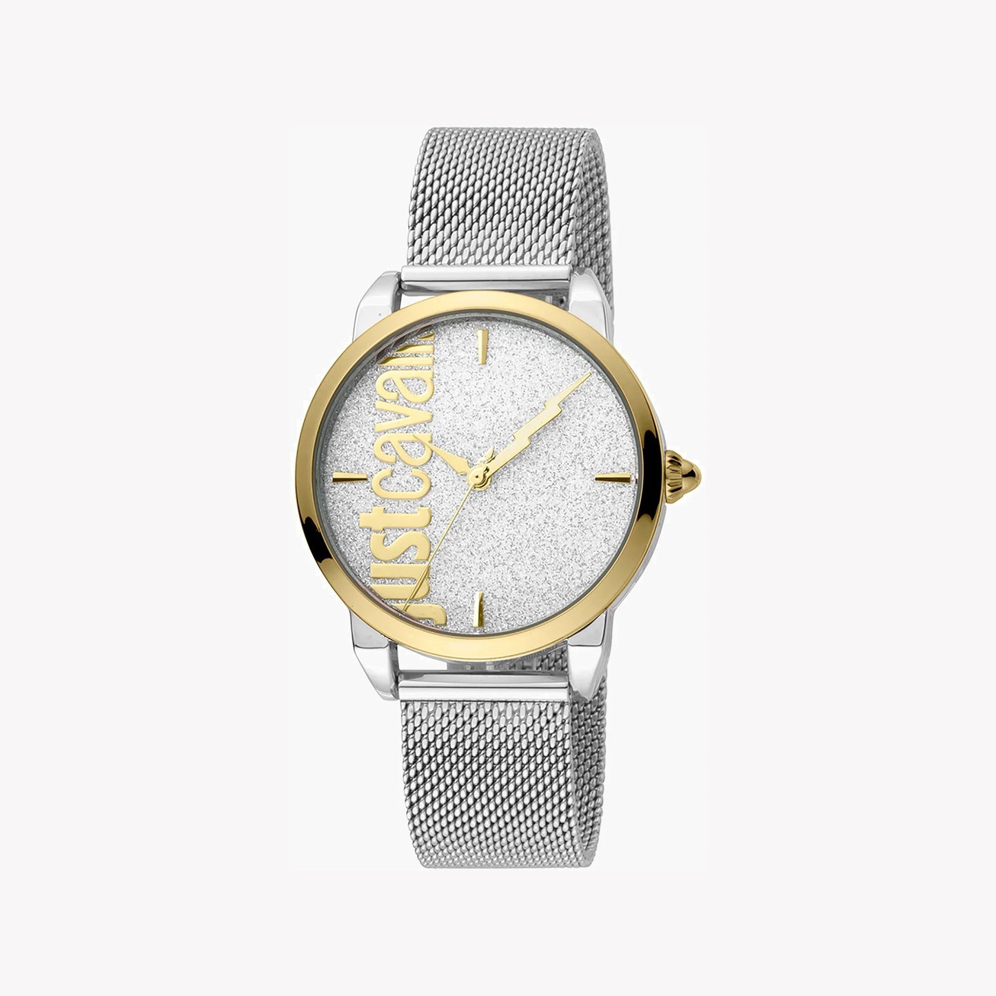 Just Cavalli Women's Silver & Gold Watch, Elegant Design | Jc1l079m0085