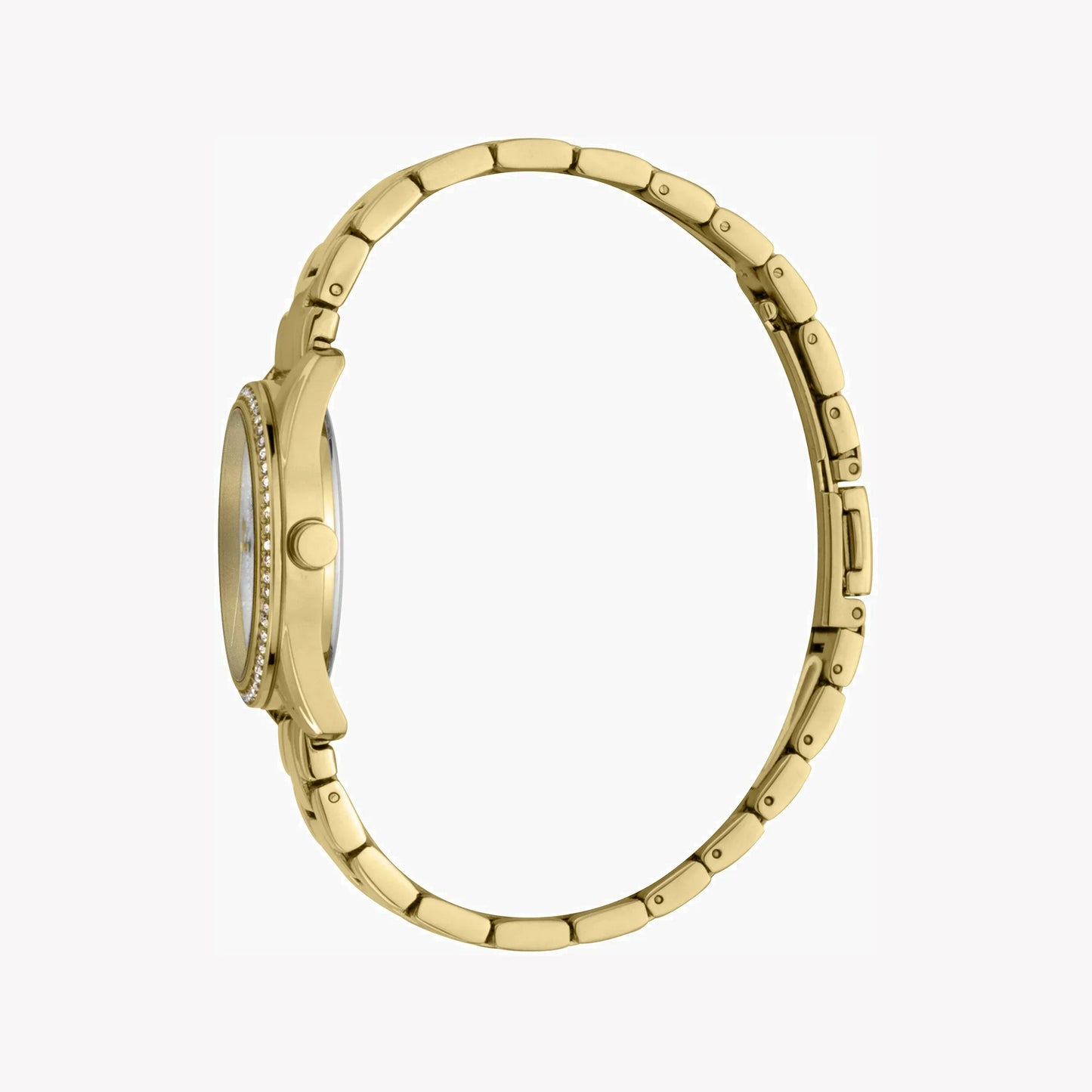 Esprit Women's Gold Stainless Steel Watch, Silver Dial | ES1L195M0085